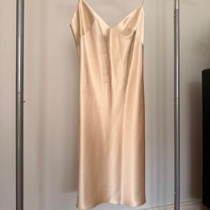 Allure Bridals cream bridesmaid dress